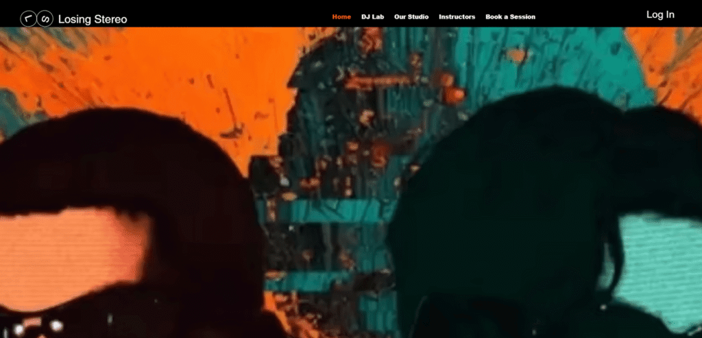 Losingstereo website design and development project by StackColon