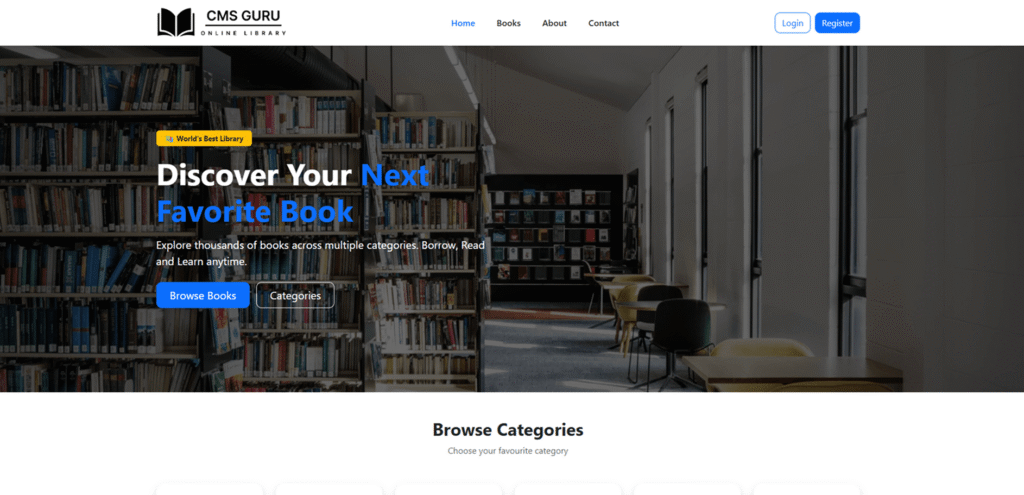 CMS Guru website design and development project by StackColon